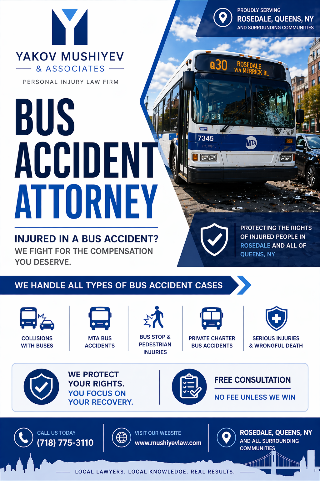 Bus Accident Attorney Rosedale Queens New York