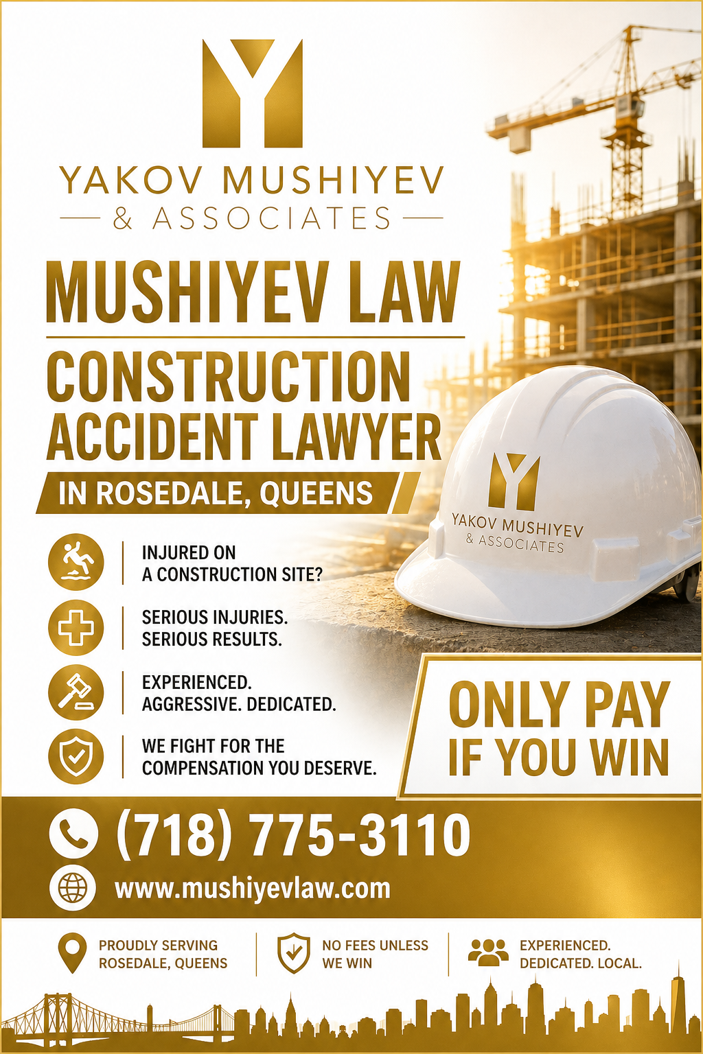 Construction Accident Lawyer Rosedale Queens New York