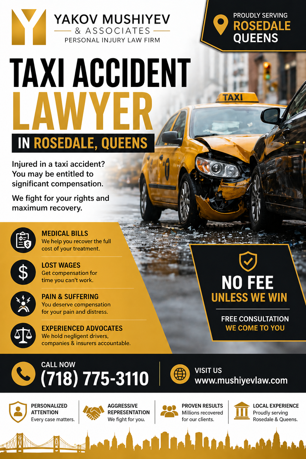 Taxi Accident Lawyers Rosedale Queens NY