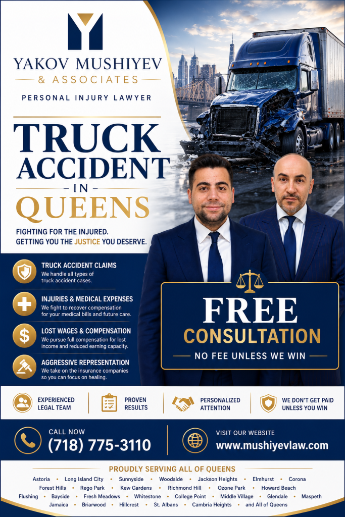 Personal Injury Lawyer Truck Accident Lawyer Queens NY
