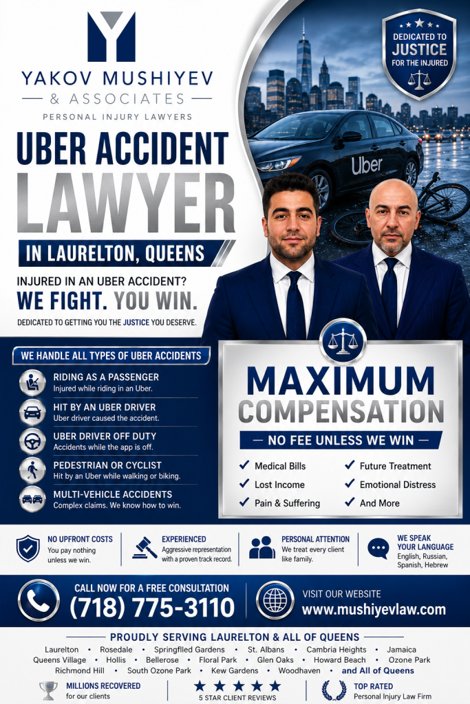 Uber Accident Attorney in Laurelton Queens Uber Accidents