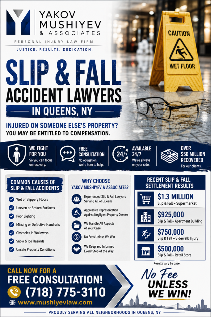 Slip and Fall Accident attorney Queens NY