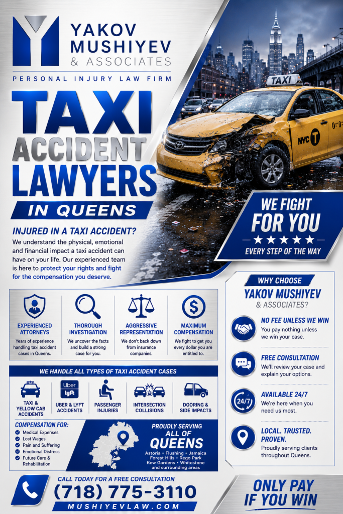Taxi Accident Lawyers Rego Park Queens NY
