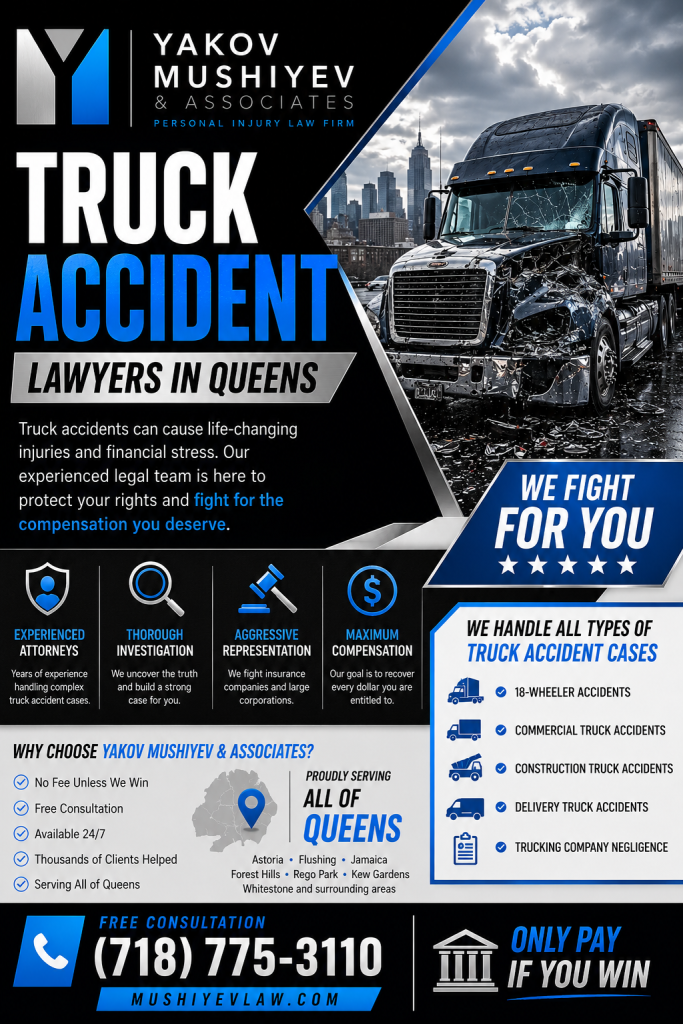 Truck Accident Lawyer in Queens NY