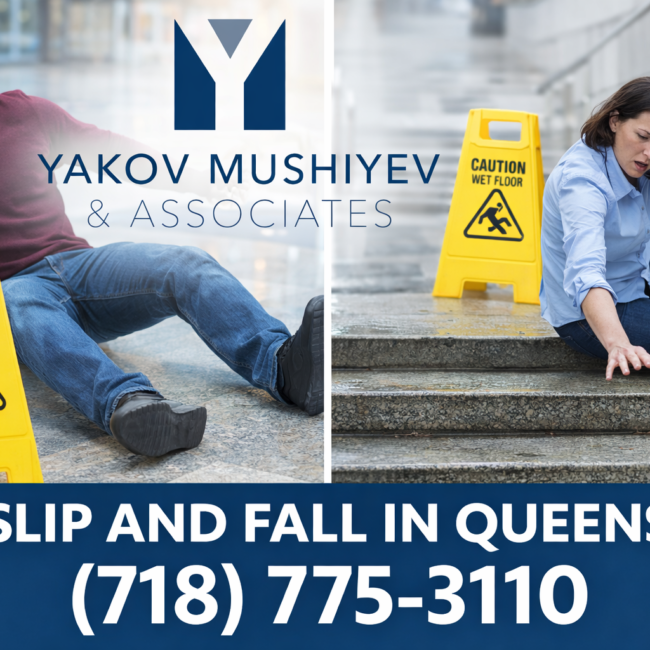 Slip and fall incidents in Queens