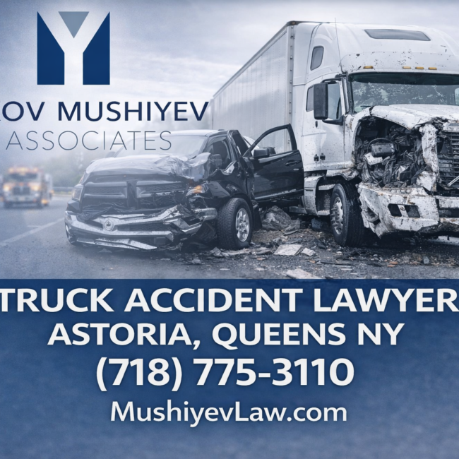 Truck accident lawyer in Astoria