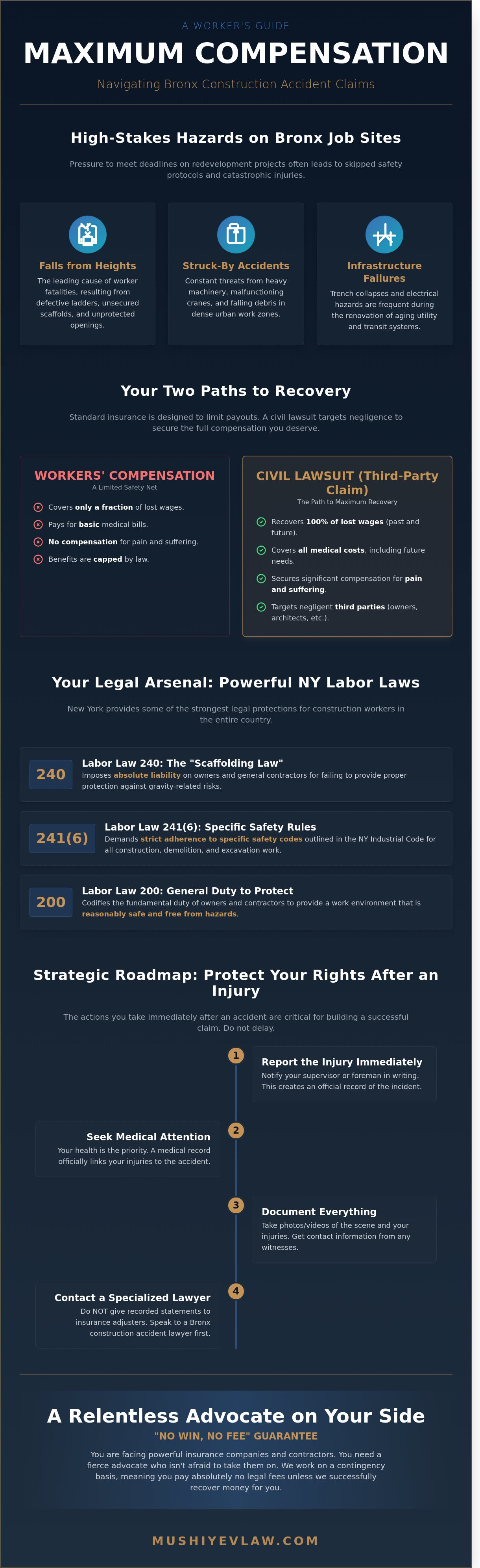 Bronx Construction Accident Lawyer: Aggressive Advocacy for Injured Workers