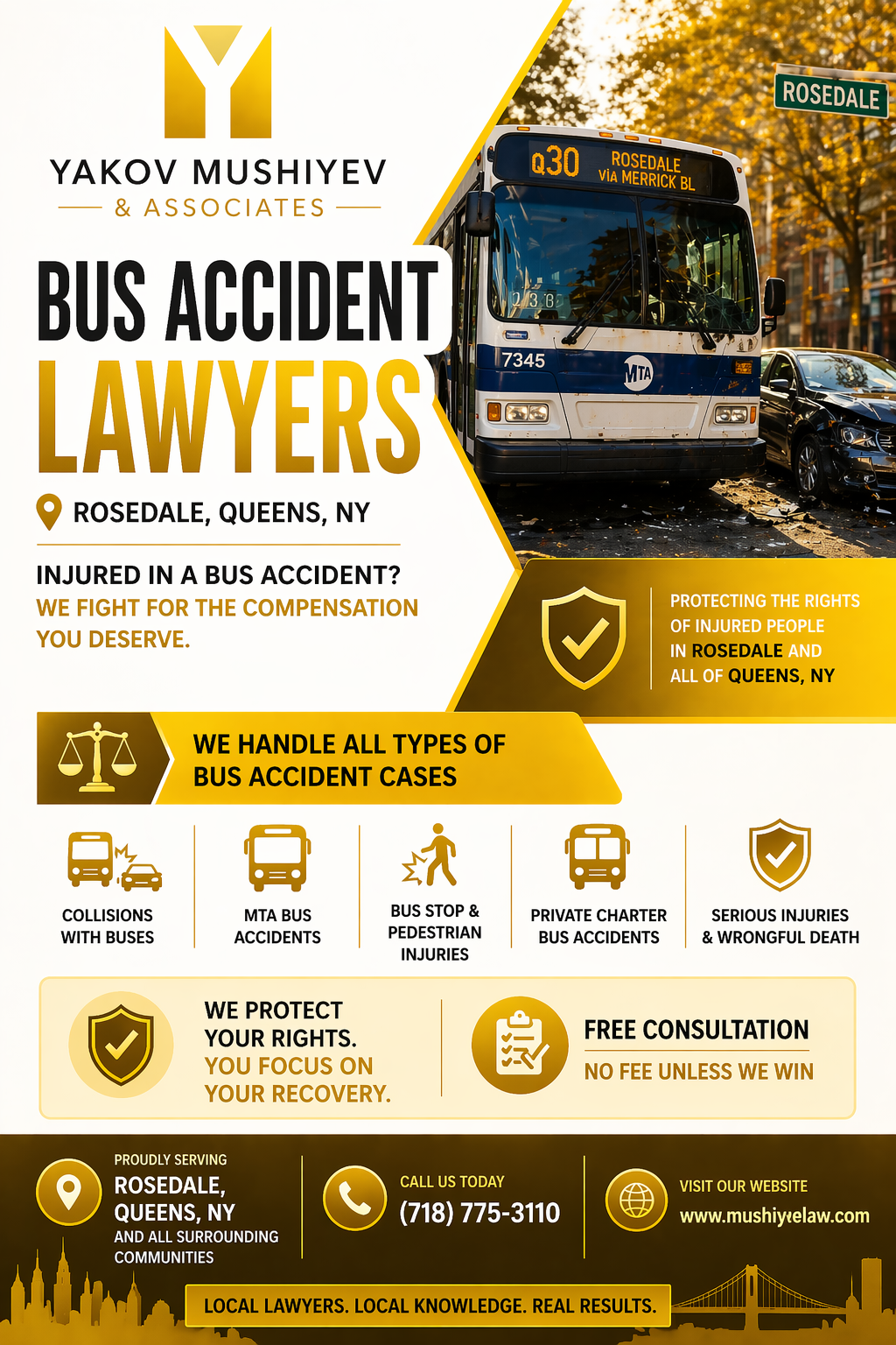 Bus Accident Attorney Rosedale Queens NY