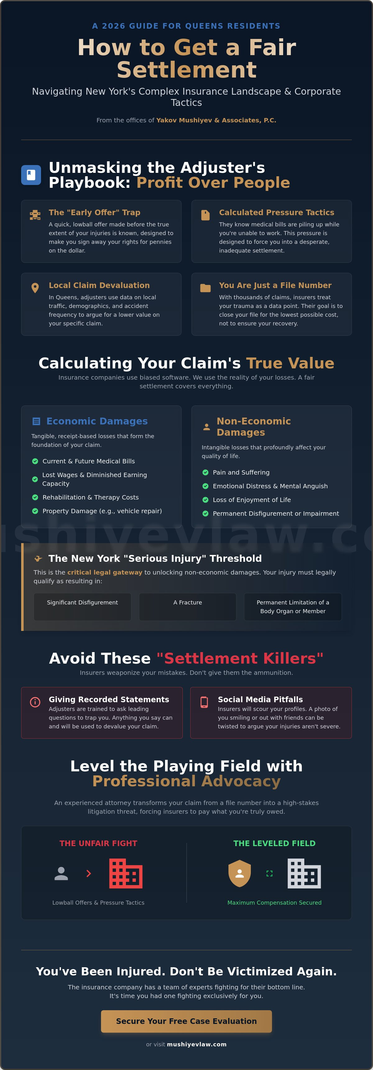 How to Get a Fair Settlement from Insurance in Queens: The 2026 Guide