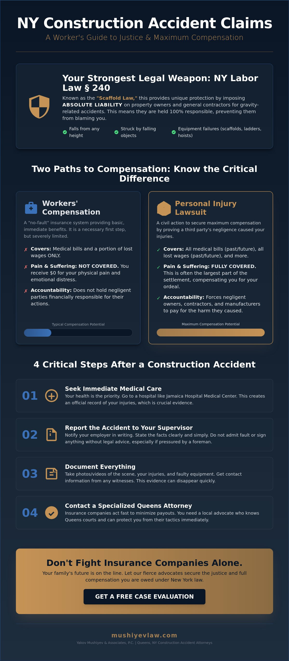 New York Construction Accident Attorneys: Protecting Injured Workers in Rosedale & Rochdale, Queens