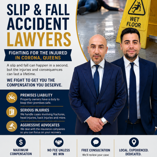 Slip and Fall Accident Lawyers in Corona Queens