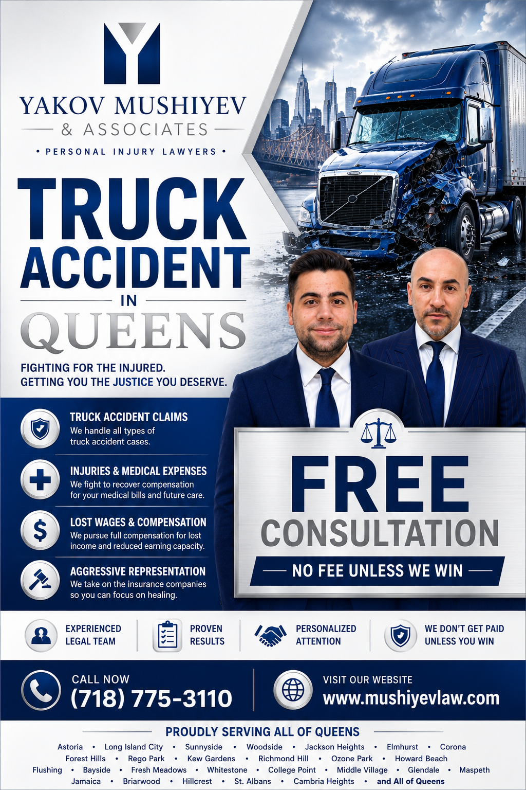 Truck Accident Lawyer Personal Injury Lawyer in Queens