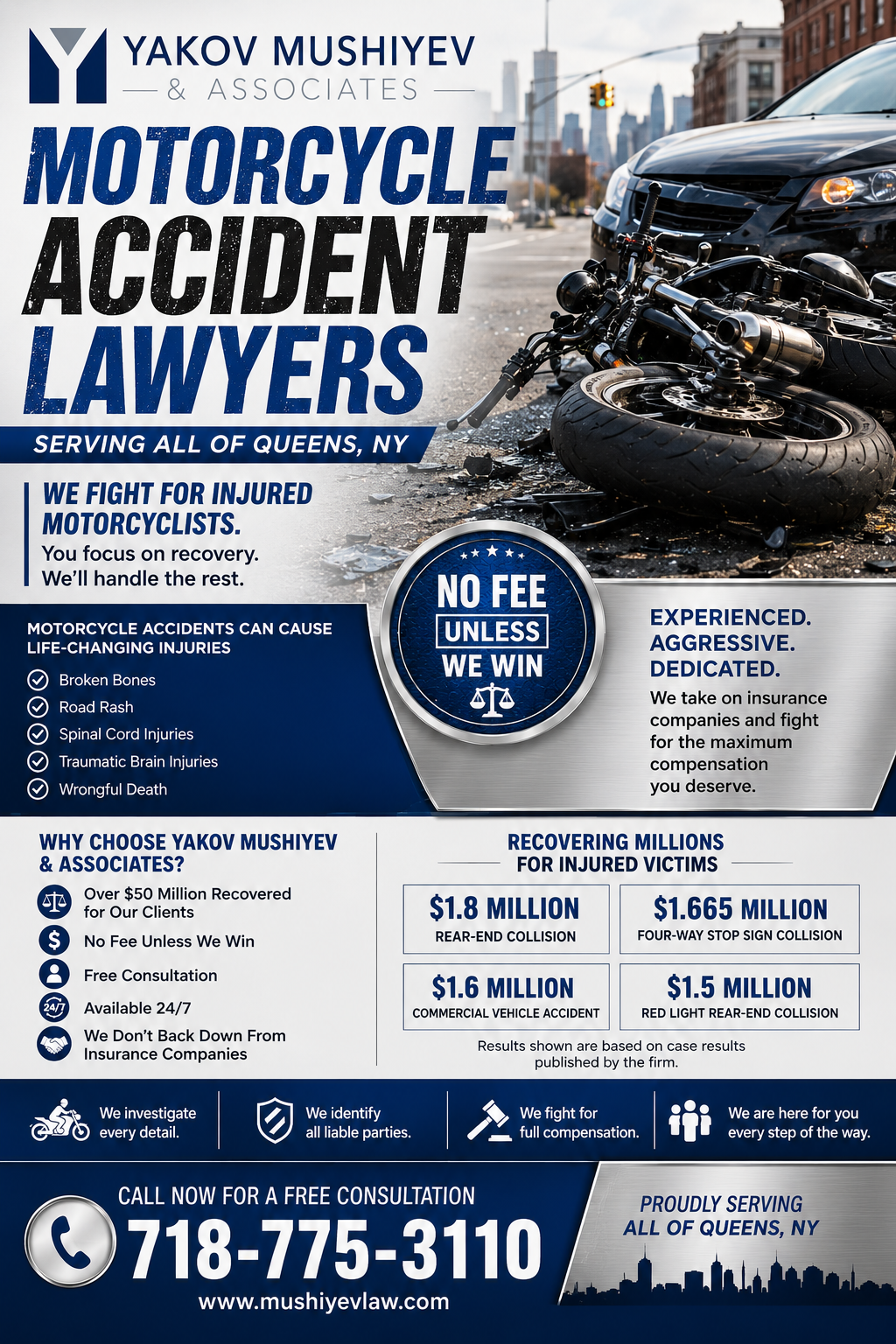 Motorcycle Accident Lawyer Queens NY
