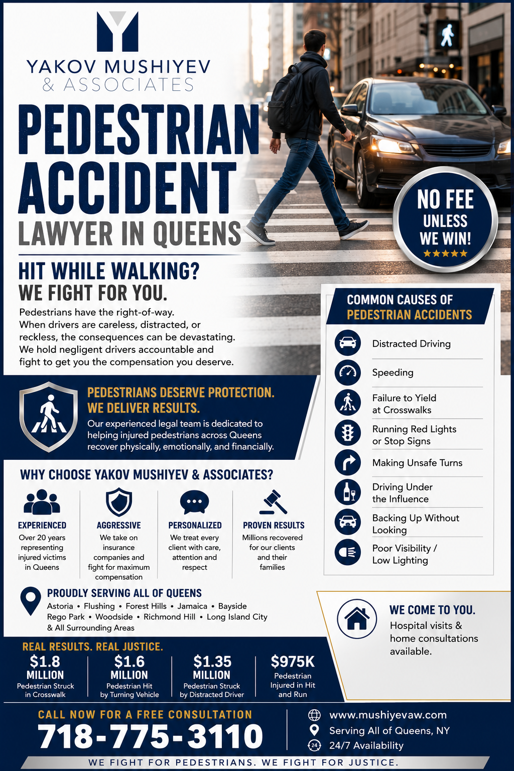 Pedestrian Accident Lawyer in Queens