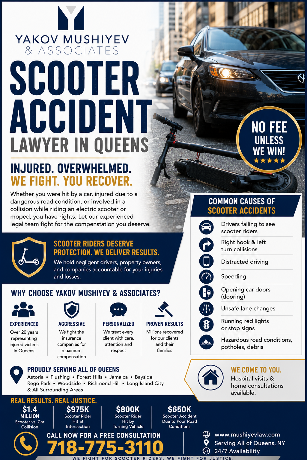 Scooter Accident Lawyer in Queens Best Scooter Accident Lawyer in Queens