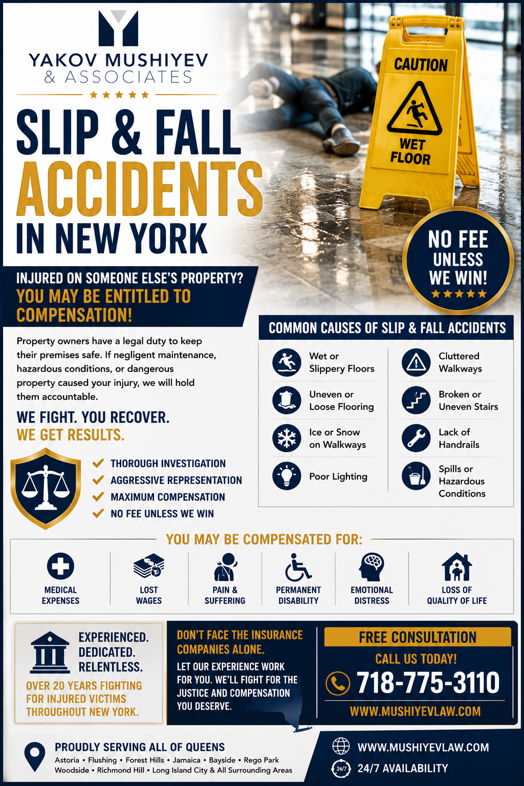 Slip and Fall Accident Lawyer in NEw YOrk