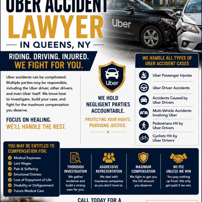 Uber accident lawyer in Queens NY Best Uber Accident Lawyer