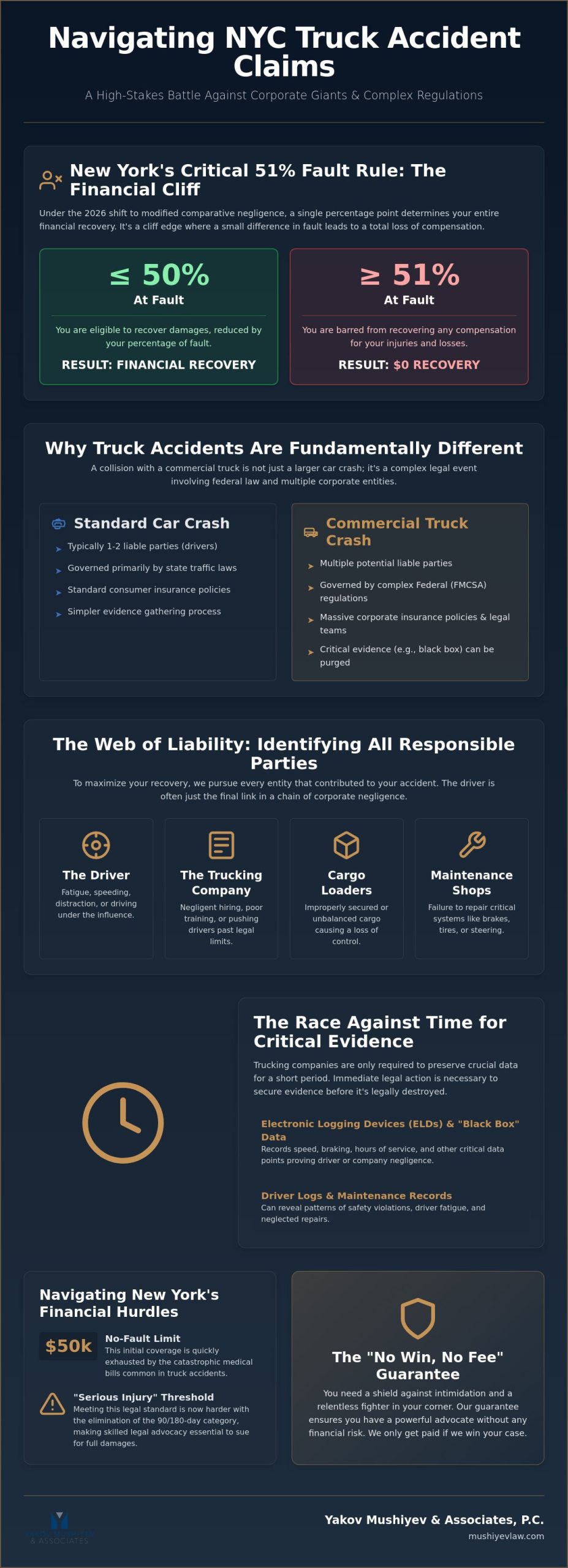 Truck Accident Lawyer NYC: Relentless Advocacy for Queens and New York Victims
