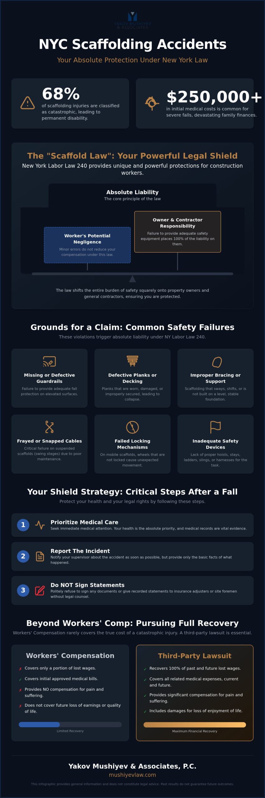 Scaffolding Accident Lawyer NYC: Protecting Your Rights Under NY Labor Law 240