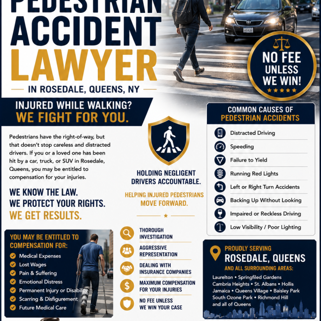 pedestrian accident lawyer in rosedale queens