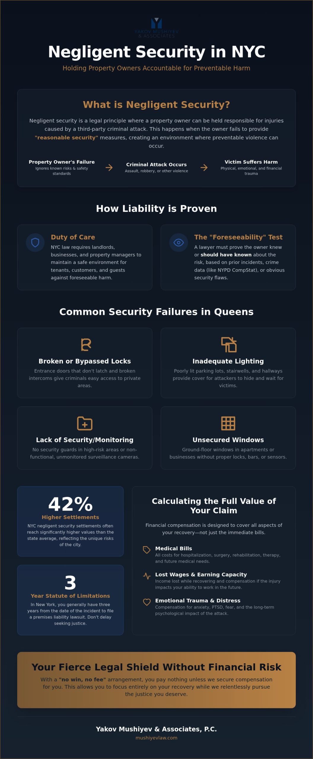 Negligent Security Lawyer NYC: Holding Property Owners Accountable in 2026