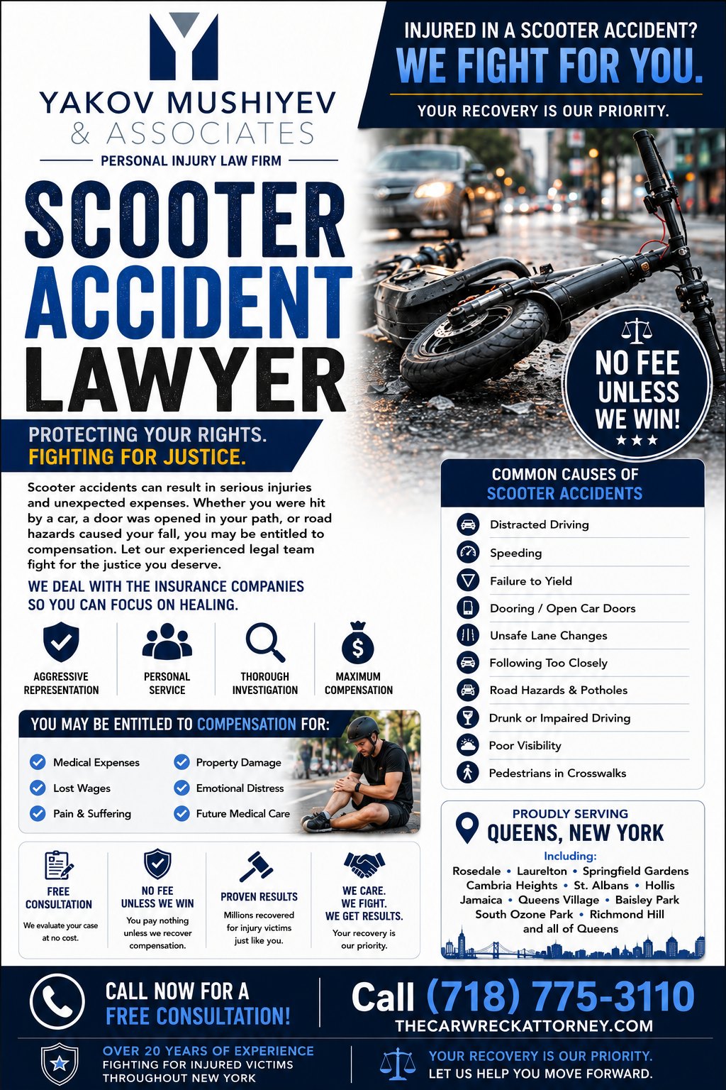 Scooter accident Fresh Meadows Queens best lawyer