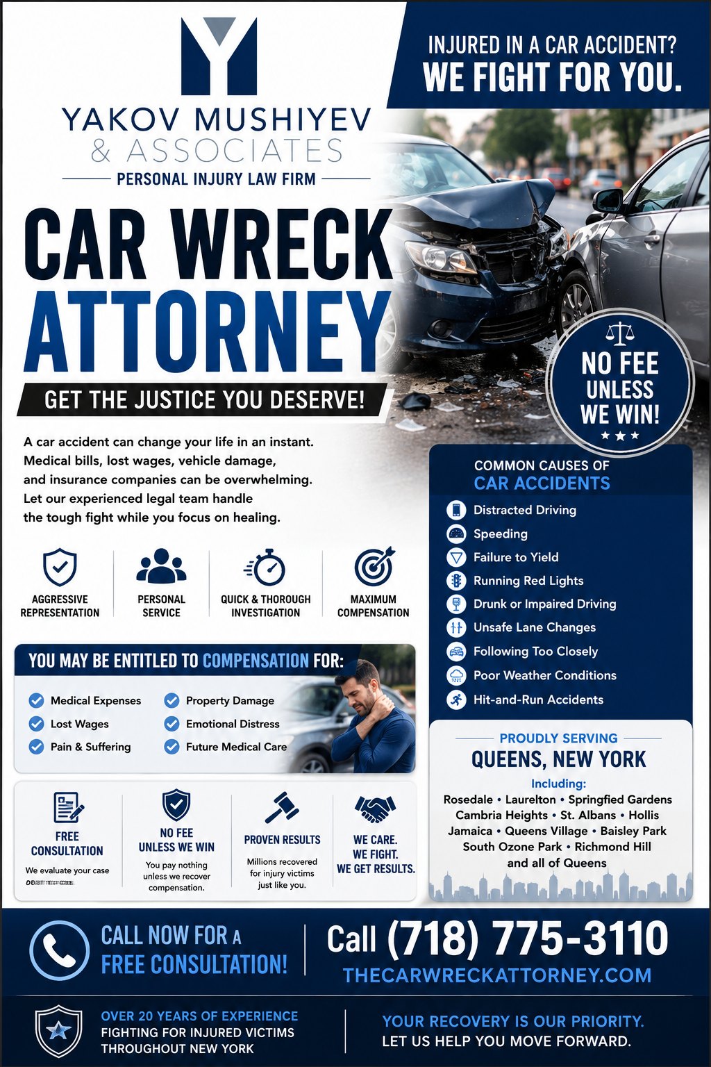 Car accident Fresh Meadows Queens best lawyer