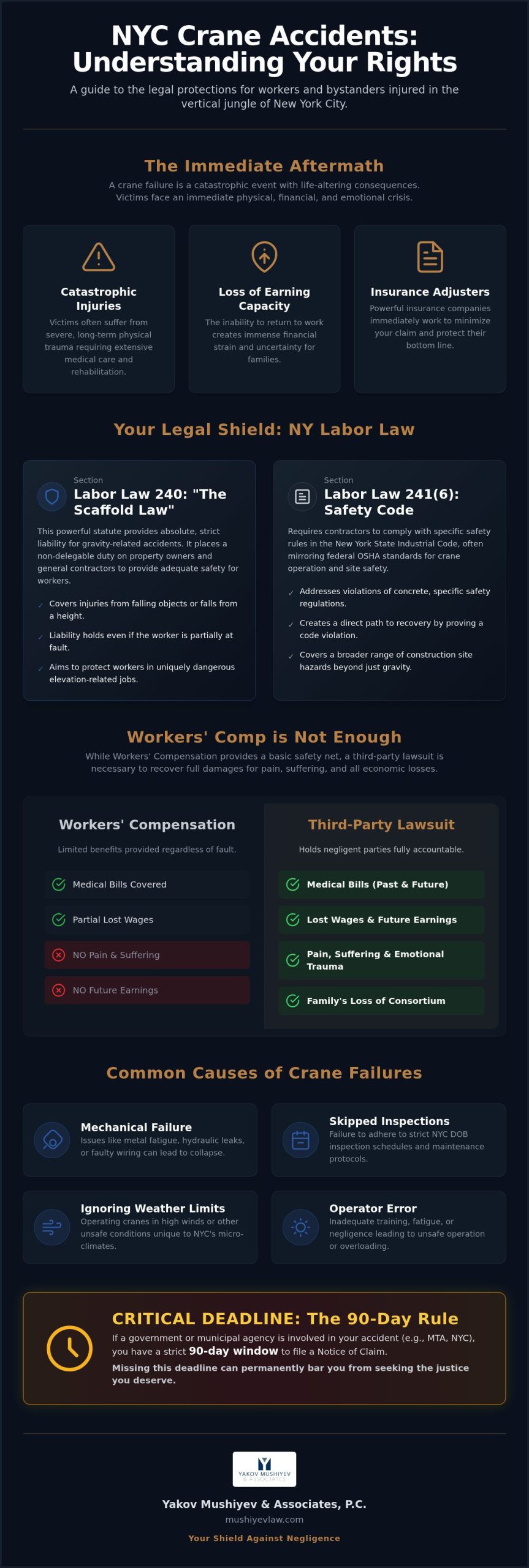 Crane Accident Lawyer NYC: Relentless Advocacy for Injured Workers