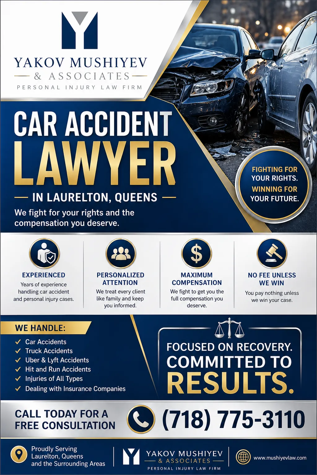 Laurelton Queens Car Accident Attorney Mushiyev Law