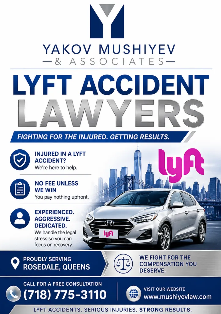 Lyft Accident Lawyers New York - Best Lyft Accident Lawyers Rosedale