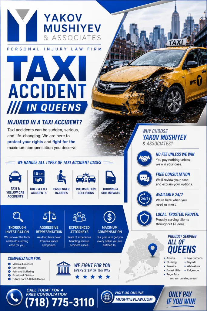 Taxi Accident Lawyers in Rego Park Best Lawyers in NY