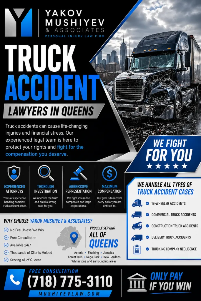 Truck Accident Lawyer in Queens NY