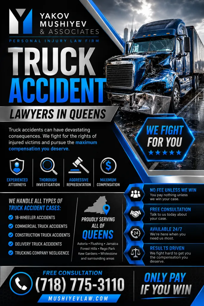 Truck Accident attorney in Rego Park
