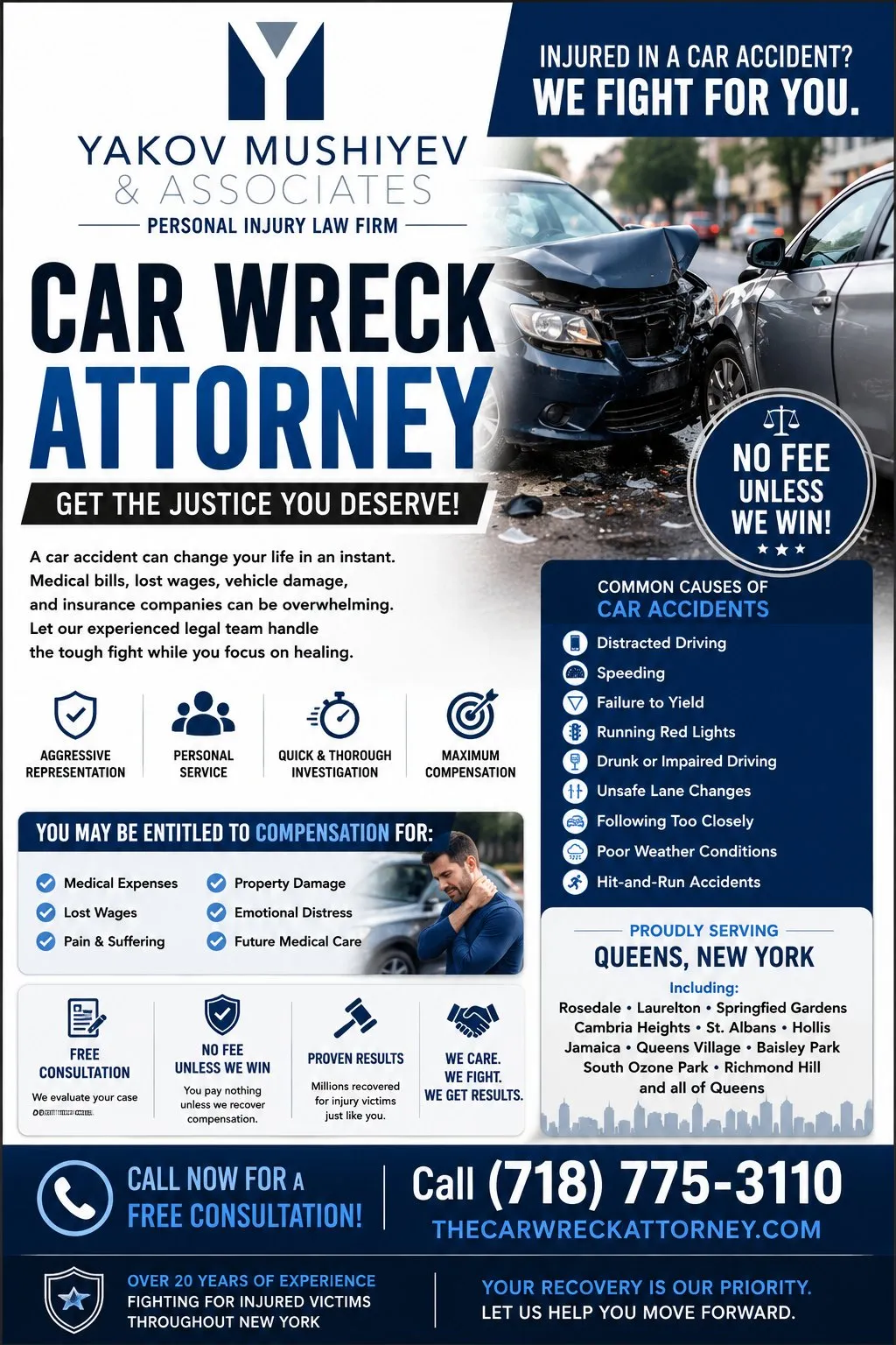 Car accident Fresh Meadows Queens best lawyer