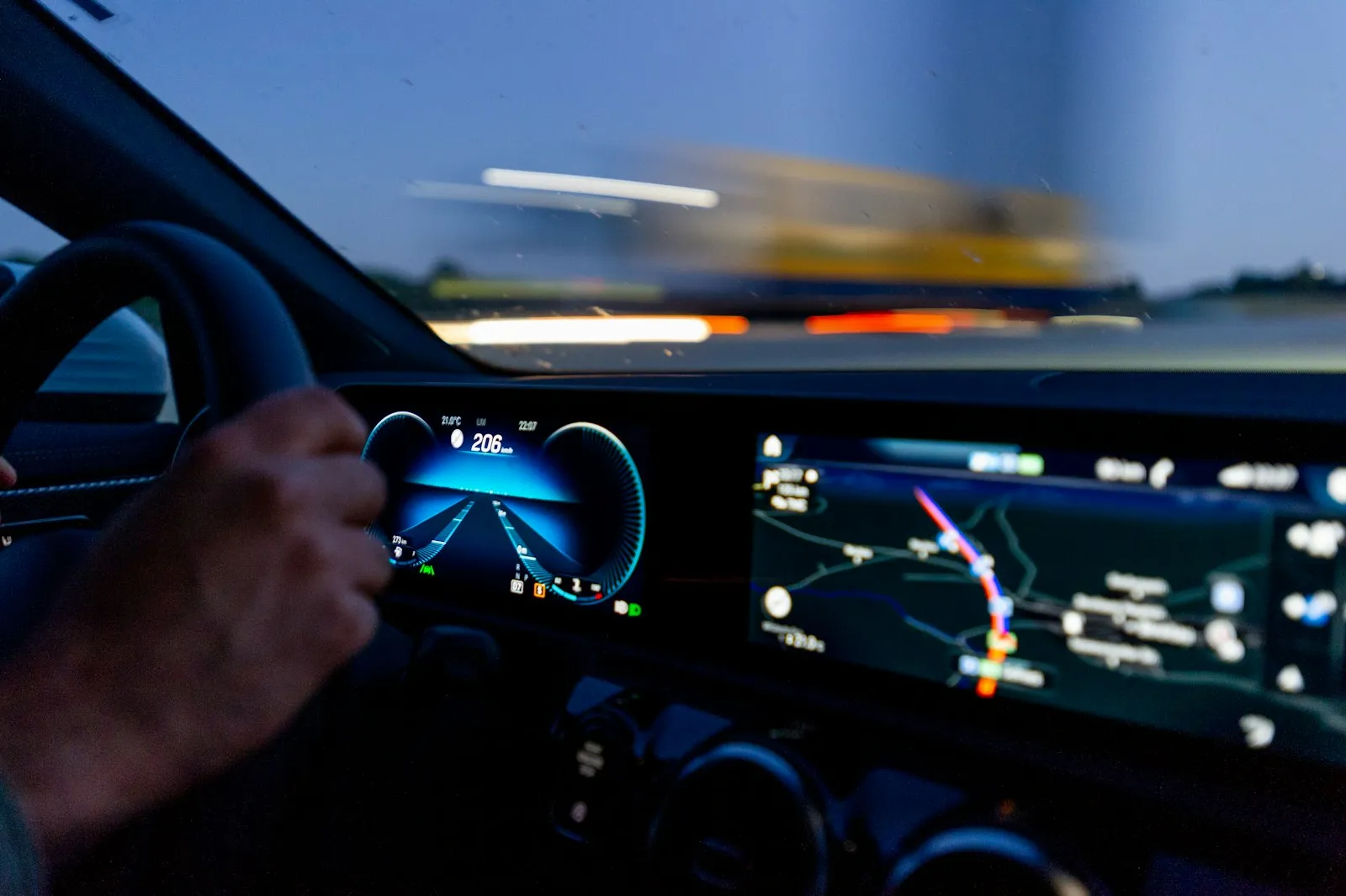 Distracted Driving Accident Lawyer in Bellerose – hands on a steering wheel