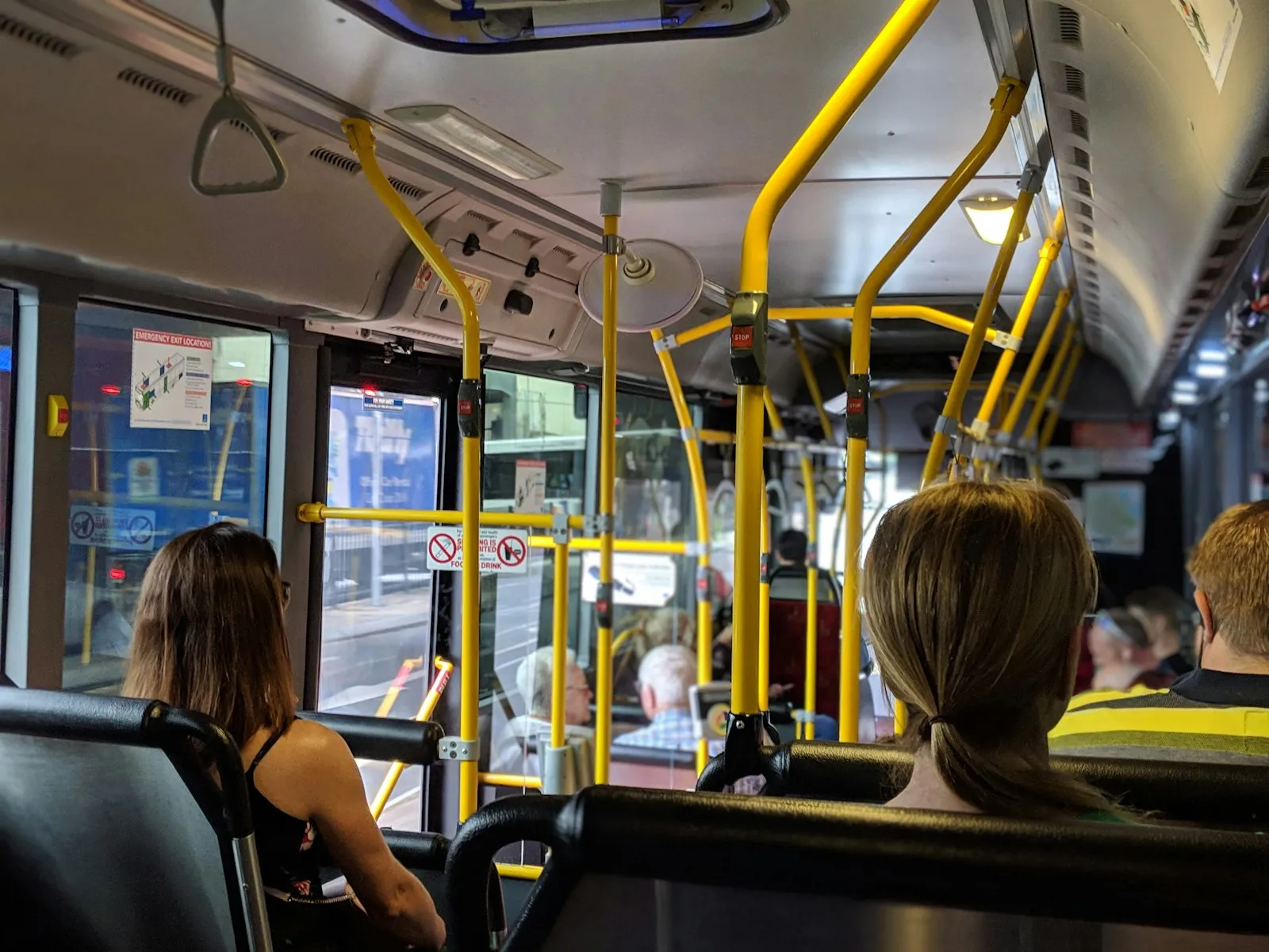 MTA Bus Accident Lawyer in Bellerose – riders seated inside a city bus