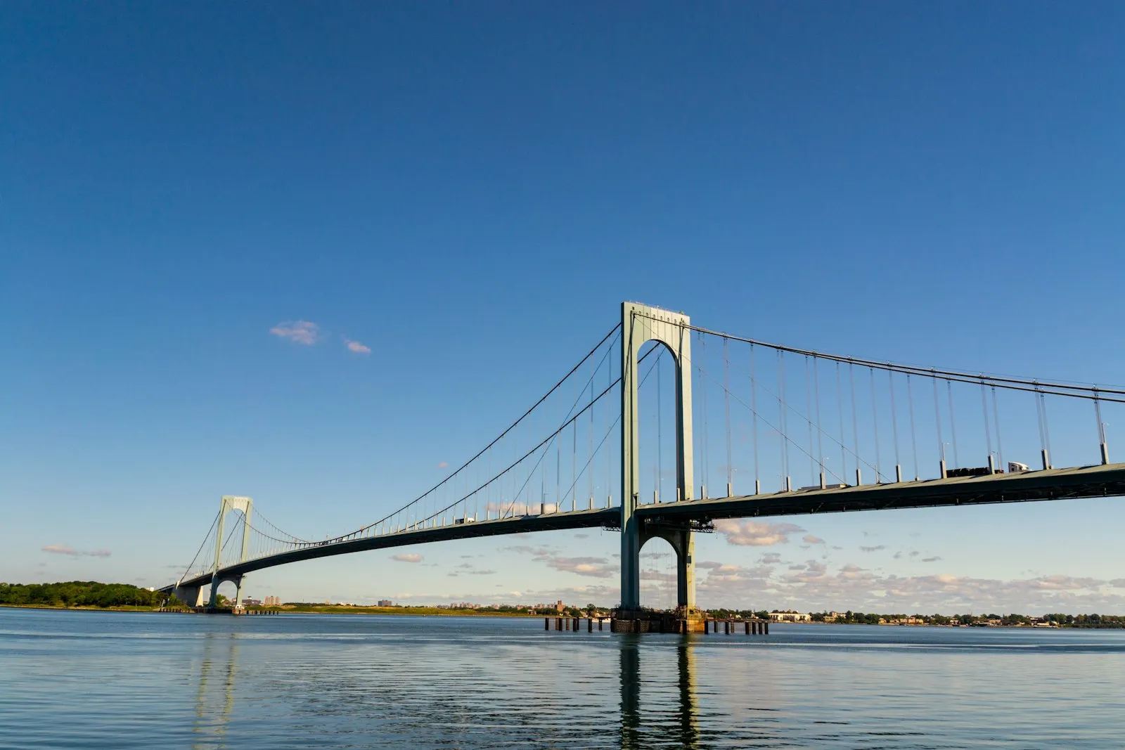 Bridge over the water at Whitestone, Queens