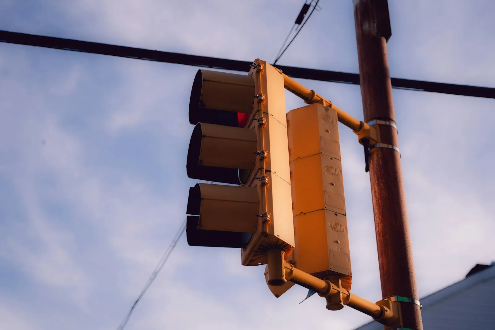 T-Bone Accident Lawyer in Bellerose – red traffic signal at an intersection